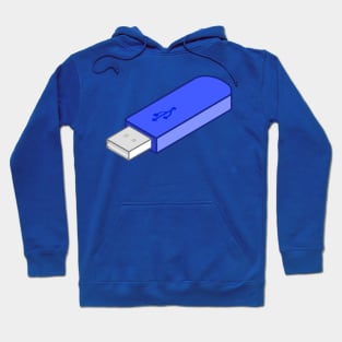 Blue Usb Hoodie